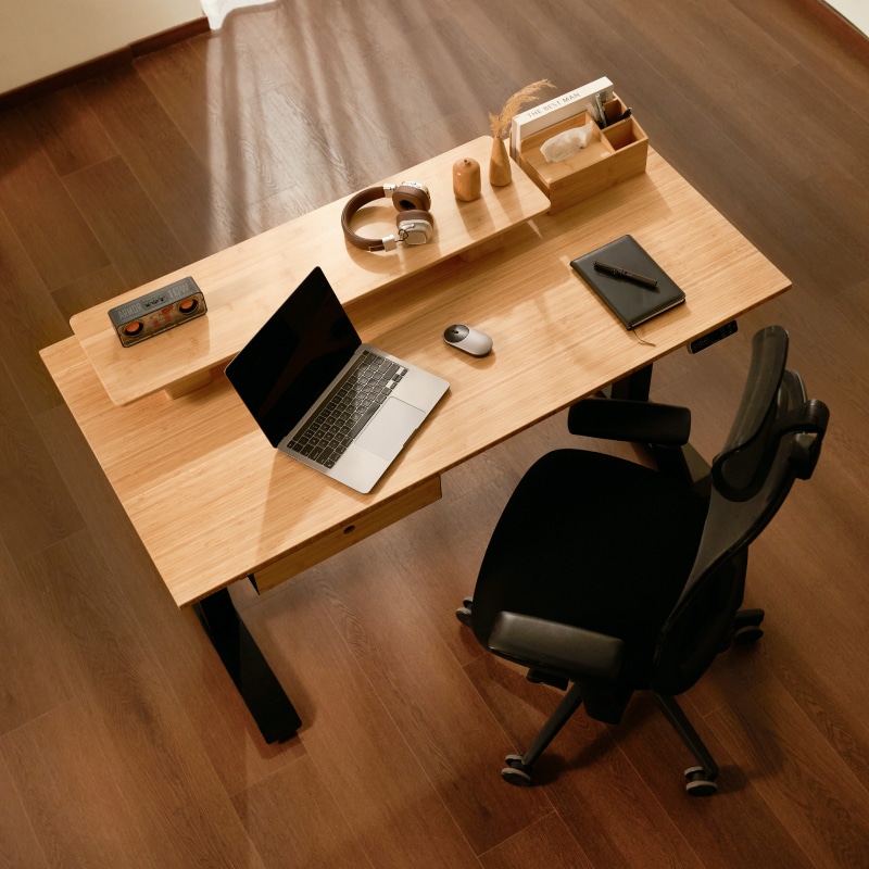 Bamboo Standing Desk | FlexiSpot